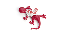 Diffuseur gecko, Version spécifique au pays Canada, rouge, épicée