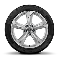 Jantes de liga leve 18" com 5  bra&ccedil;os e pneus 225/55 R18