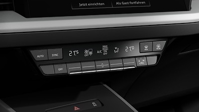3-zone automatic climate control system