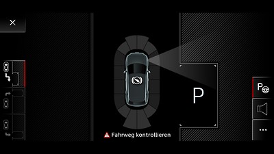 Asystent parkowania z Audi parking system plus (przód i tył)
