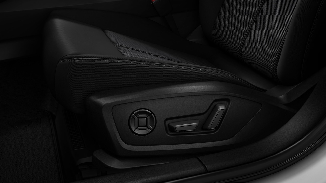 Power front seats with memory feature for the driver seat