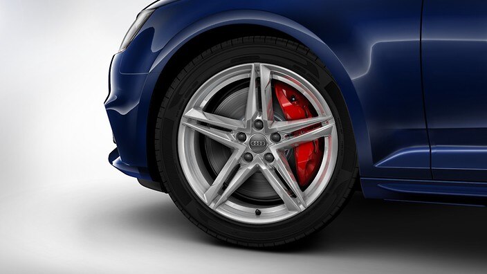 Red brake calipers
