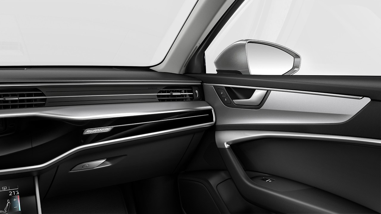 Insertos decorativos em pintura refinada Cinza Grafite