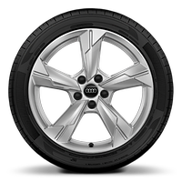 Wheels, 5-arm style, 8.0J x 18, model-specific tires