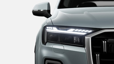 Projecteurs Matrix LED HD avec éclairage laser Audi, blocs de feux arrière à LED et lave-projecteurs