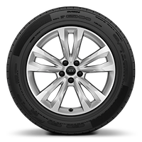 19&quot; alloy wheels in 5-spoke V-design with 255/55 tyres
