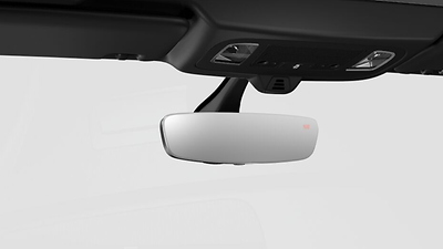 Auto-dimming interior rear view mirror with digital compass