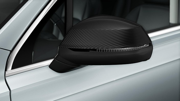 Carbon fiber exterior mirror housings