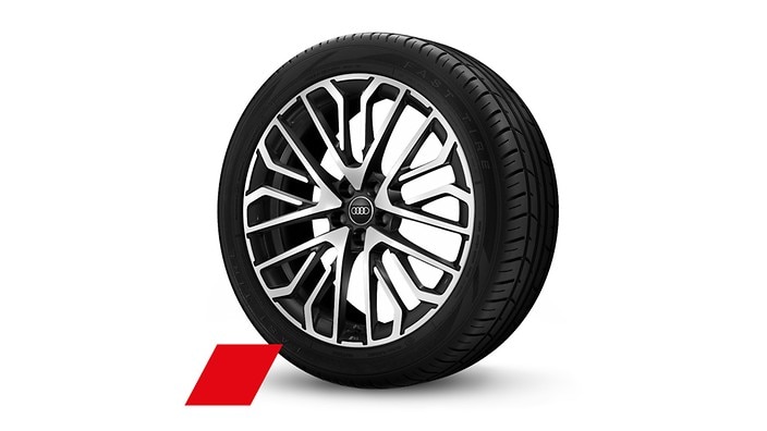 21" multispoke-S design wheels, bicolor finish