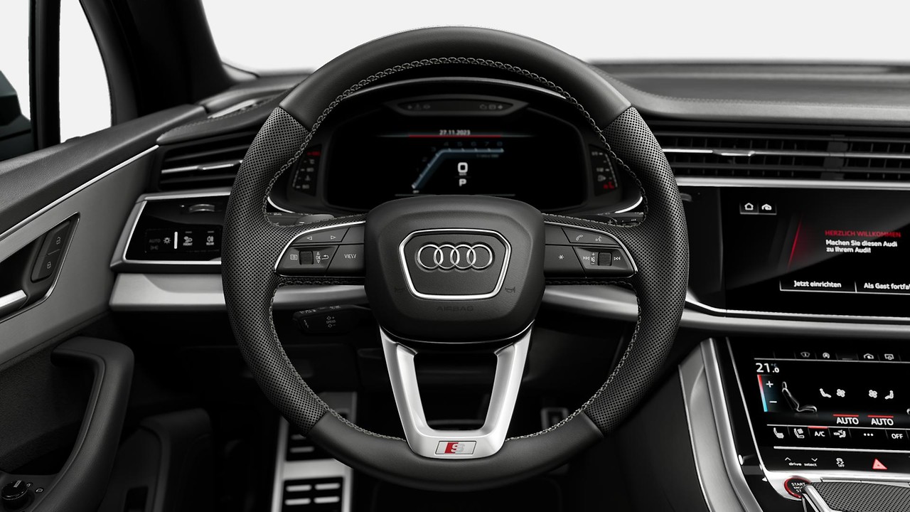 Heated steering wheel 3-spoke with multi-function