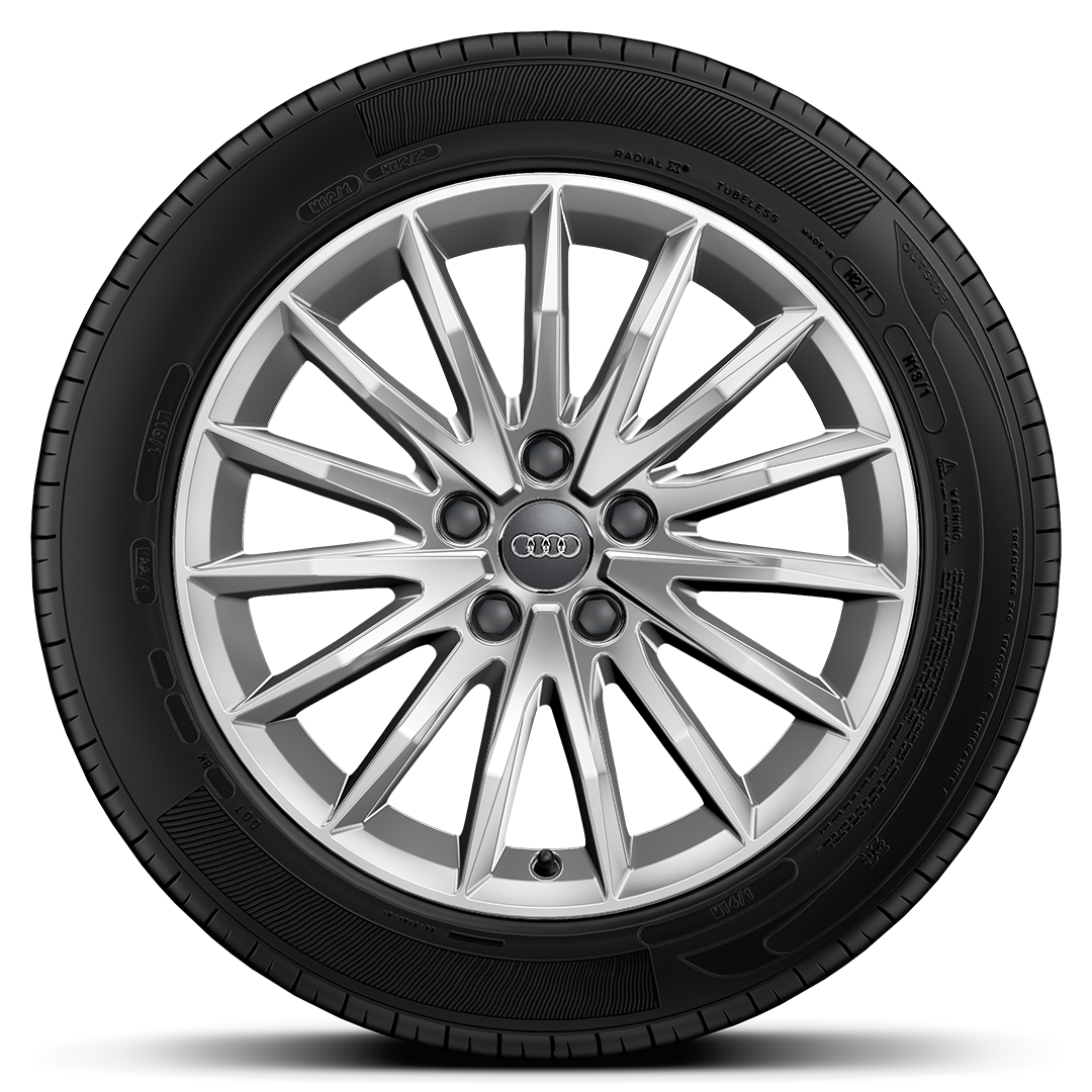 17&quot; x 7.5J &apos;Multi-spoke&apos; design alloy wheels with 7.5J 225/55 R17 tyres