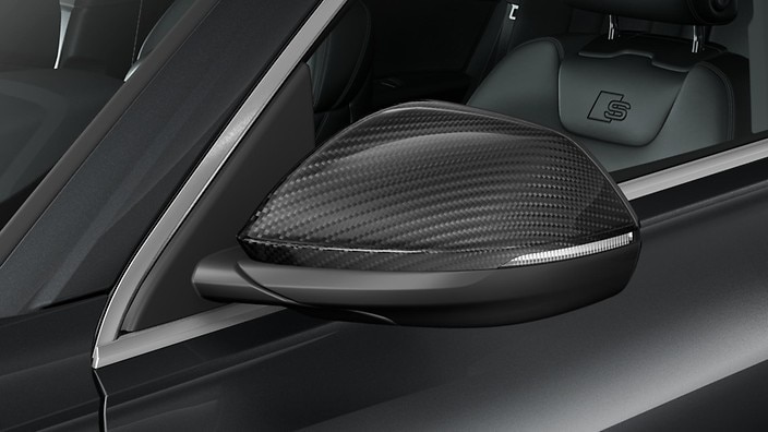 Carbon exterior mirror housings