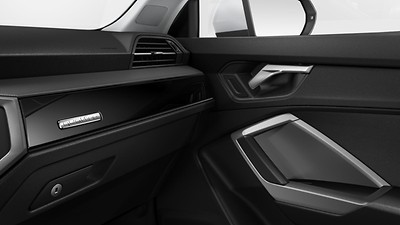 Audi exclusive piano black inlays