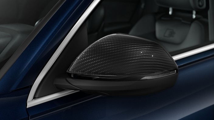 Carbon fiber mirror covers