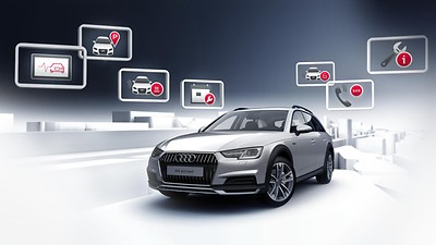 Emergency Call &amp; Service Call Audi connect con comando della vettura