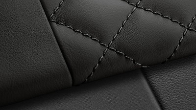 Fine Nappa leather seats with contrast honeycomb stitching and RS embossed logo