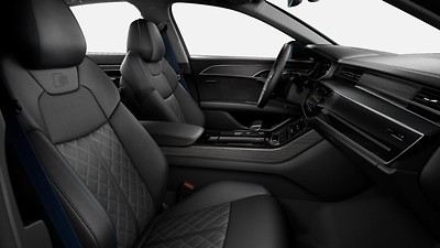 Designpaket schwarz-ozeanblau Audi exclusive