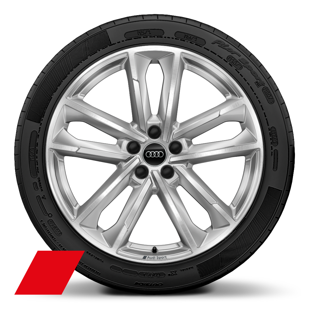 Audi Sport wheels, 5-double-arm style, 8.5J x 20, 255/40 R20 tires
