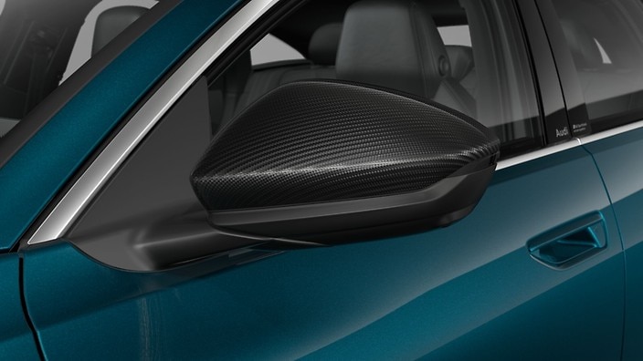 Carbon fibre mirror covers