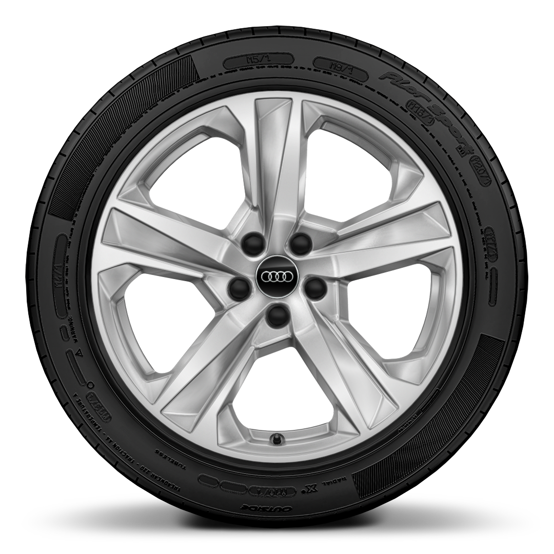 19 x 8.5J 5-arm dynamic design cast aluminium alloy wheels with ‭245/45 R19 tyres
