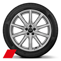 Räder Audi Sport, 10-Speichen-Stern, 7,5Jx18, Reifen 215/40 R18