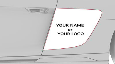 Personalisierung der Sideblades unten Audi exclusive