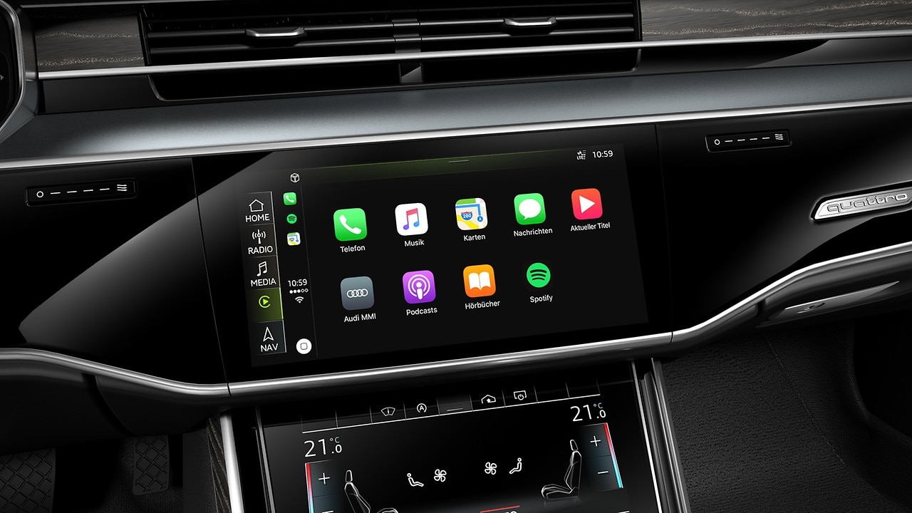 Audi smartphone interface