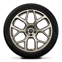 21" 6-Y-spoke design wheels in neodym gold finish with 285/40 R21 tires