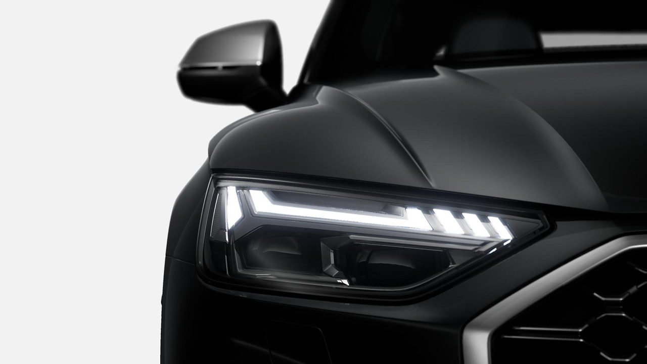Audi Matrix LED headlights with OLED rear lights and dynamic front and rear indicators