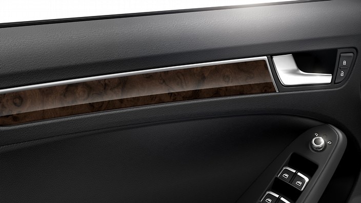 Dark Brown Walnut Wood inlay