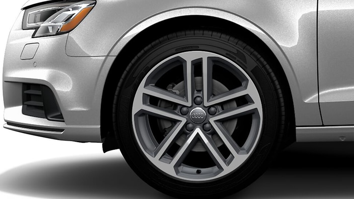 18" 5-double-spoke design bi-color finish wheels