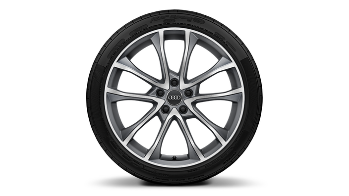 19" 5-V-spoke design contrasting Gray wheels&nbsp;