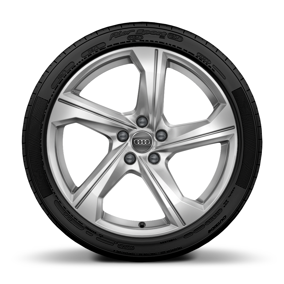 Jantes de liga leve 19" com 5 bra&ccedil;os din&acirc;micos S e pneus 245/45 R19