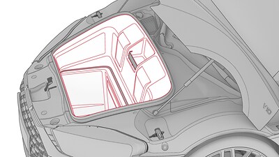 Gepäckraumauskleidung in Alcantara Audi exclusive