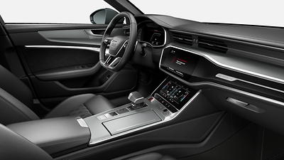 Upper and lower interior elements in artificial leather