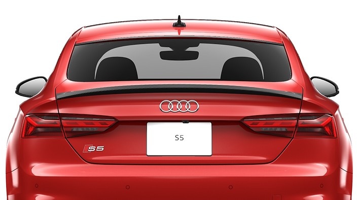 Carbon fibre spoiler