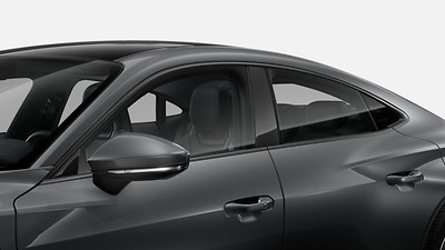 Pacote óptico exterior preto brilhante/cinza Manhattan com Audi rings e inscrições cromados