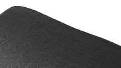 Premium textile floor mat, for the third row of seats, black/silver-grey