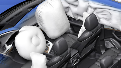 Airbag voor bestuurder en passagier, manuele desactivering van de frontale passagiersairbag