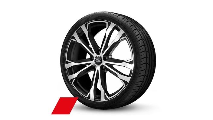 20” 5-double-spoke wheels in bi-colour finish