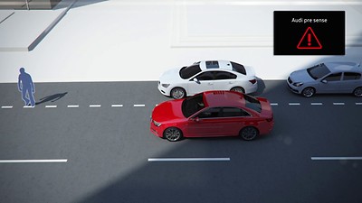 Audi 後方預警式安全防護系統