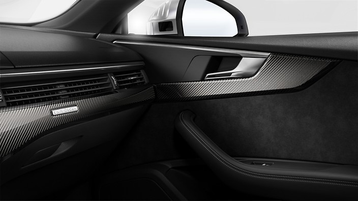 Carbon fibre inlays