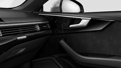 Dekoreinlagen Klavierlack schwarz Audi exclusive