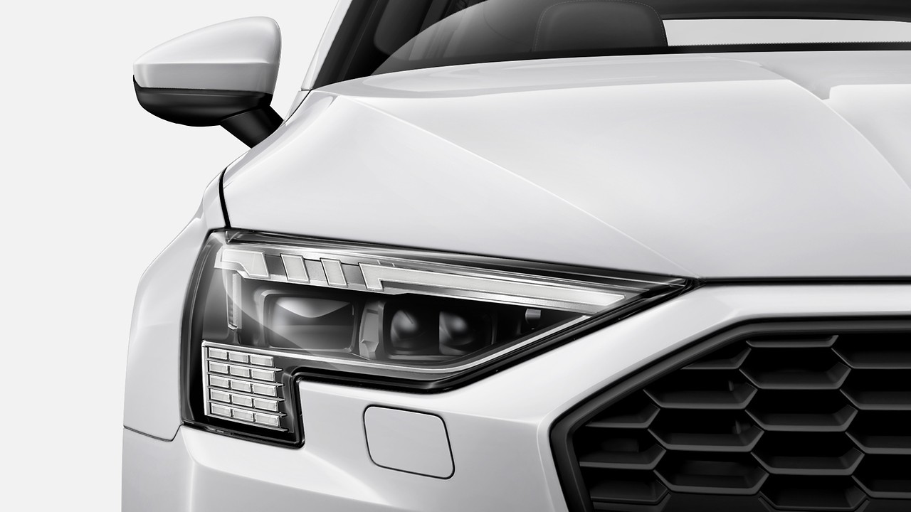 LED headlights with daytime running lights, and dynamic rear indicators