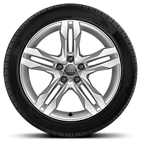 18&quot; x 7.5J&quot; &apos;5-twin-spoke dynamic&apos;design alloy wheels with 245/45 R18 tyres