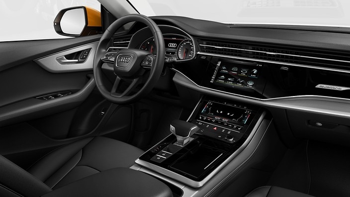 Interior elements in Fine Nappa leather, upper and lower