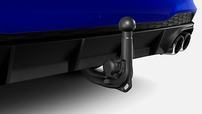Trailer hitch with electric unlocking
