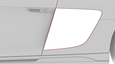 Sideblades i lakfarve med mateffekt Audi exclusive