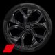 23" x 10.5J '5-Y-spoke rotor' design, Audi Sport alloy wheels in gloss black with 295/35 R23 tyres