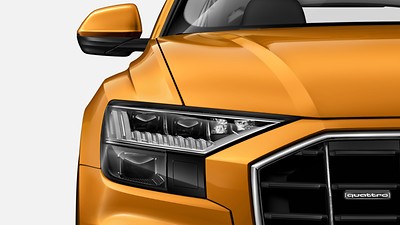 Proiettori a LED Audi Matrix HD con indicatori di direzione dinamici e luci animate